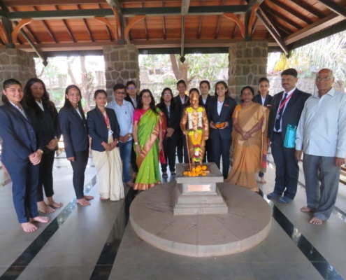 NAAC Peer Team Visit to Maharshi Karve Samadhi