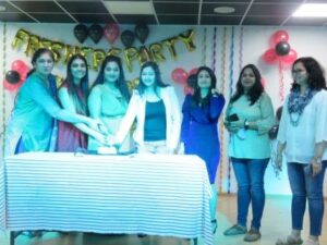 Cake Cutting Ceremony in Euphoria Fresher's Party 2022