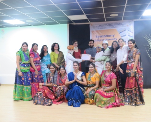 2nd prize went to team ‘Gujarat' in Competition of Symphony – Unity in Diversity
