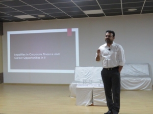 Session on Career Opportunities by C.S. Mr. Sunil Nanal