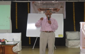 Mr.Vinayak Gogate conducting the workshop on IPR