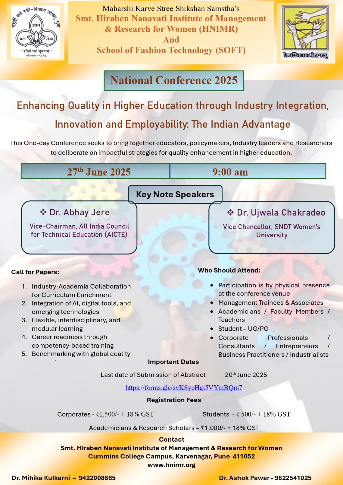 National Conference 2025 on “Enhancing Quality in Higher Education ...