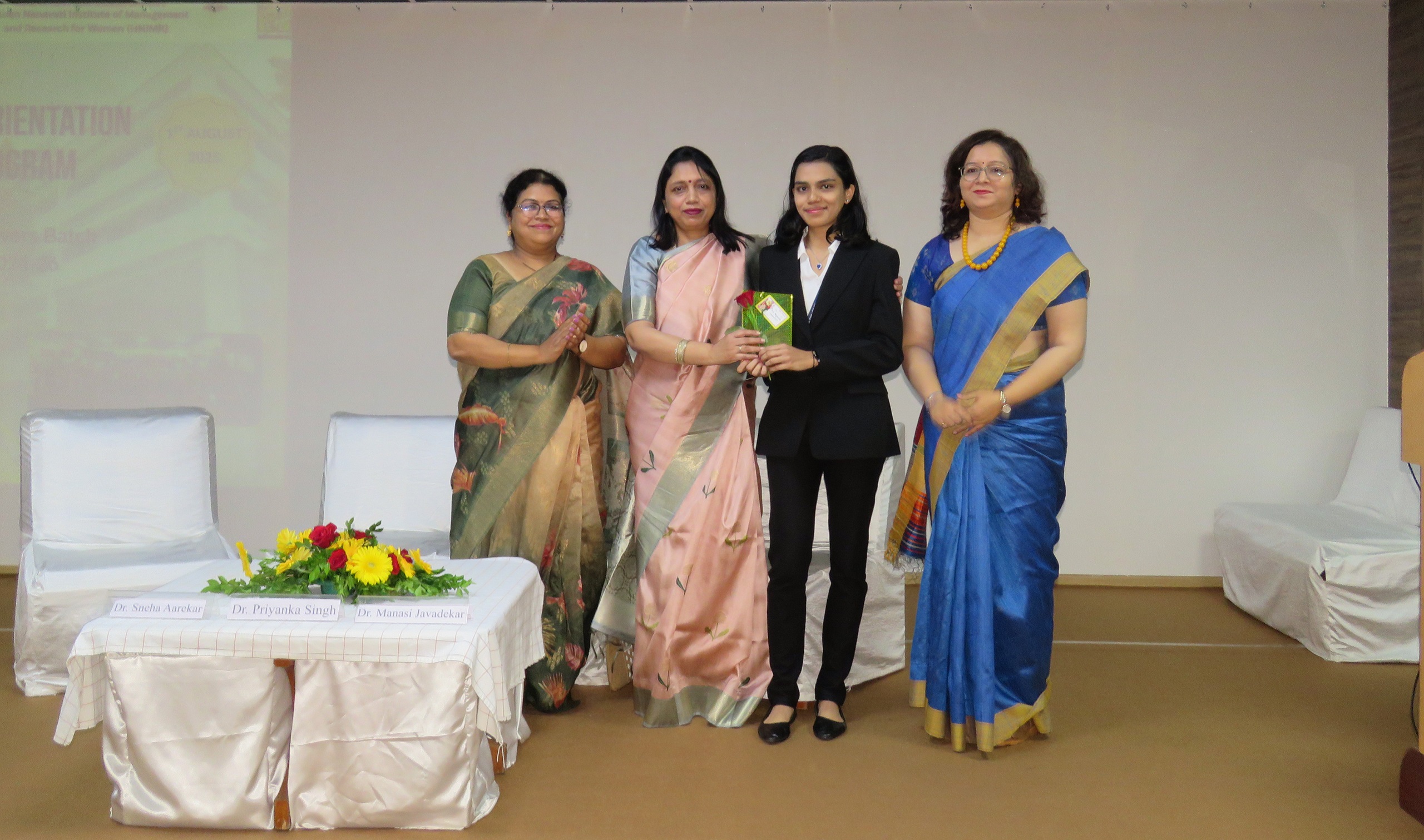 Congratulations to Abhyankar Riya for Securing 1st Rank in MBA I - Second Semester Topper